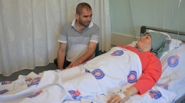 Kahramanmaraş'ta 4 aylık hamile kadının karnından 3 kilo 350 gram tümör çıkarıldı