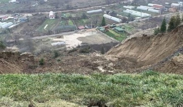 Karabük Üniversitesi'nde heyelan