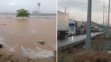 Kayseri - Niğde Karayolu sel nedeniyle ulaşıma kapandı