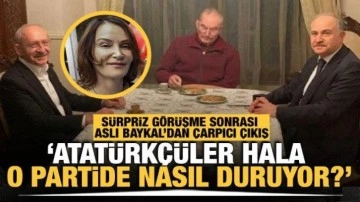 Kılıçdaroğlu-Deniz Baykal görüşmesi sonrası Aslı Baykal'dan çarpıcı çıkış!