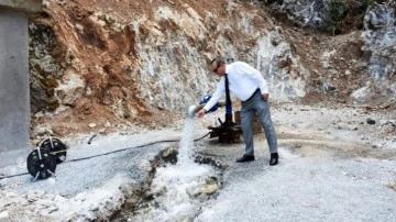 KKTC tarihinde keşfedilen en zengin su kaynağına ulaşıldı