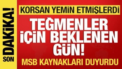 Korsan yemin eden Teğmenlerle ilgili karar açıklanıyor!