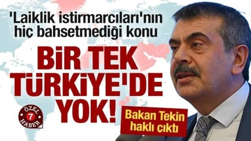 'Laiklik istirmarcıları'nın hiç bahsetmediği konu: Bir tek Türkiye'de yok!