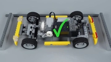 LEGO Arabası, Dar Alanlara Paralel Park Ediyor [Video]