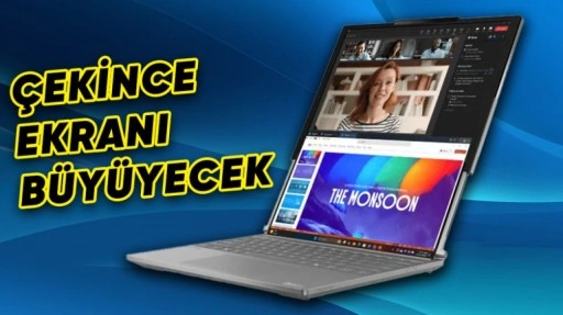 Lenovo'dan Katlanabilir Ekranlı Dizüstü Bilgisayar Geliyor