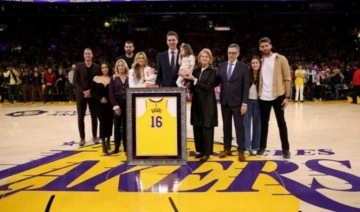 Los Angeles Lakers, Pau Gasol'ün formasını emekli etti