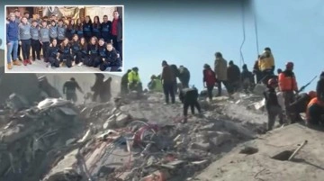 Maç için Kıbrıs'tan gelen voleybol takımı, Adıyaman'daki otelin enkazı altında kaldı