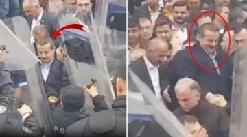 Maçtaki protestolar nedeniyle stattan polisle ayrılan eski Bakan Faruk Çelik sessizliğini bozdu