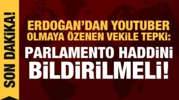 Meclis kürsüsünde telefonunu kırmıştı, Erdoğan'dan sert tepki: Haddini bildirmeli!