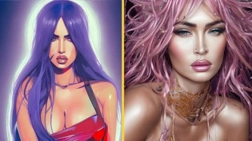 Megan Fox, Yapay Zekanın Oluşturduğu Görsellerini Paylaştı