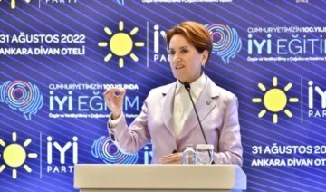 Meral Akşener, partisinin 6 eğitim ilkesini açıkladı