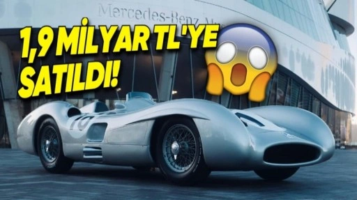 Mercedes'in İkonik Yarış Aracı, 1,9 Milyar TL'ye Satıldı