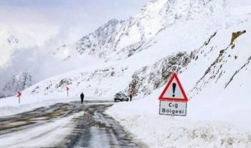 Meteoroloji uyardı: Doğu Karadeniz ve Doğu Anadolu'da çığ tehlikesi!