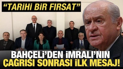 MHP Lideri Bahçeli'den 'terörsüz Türkiye' mesajı: Tarihi bir fırsat