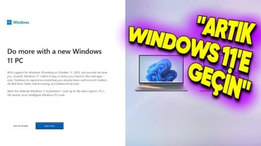 Microsoft, Windows 10 Kullanıcılarını İkna Etmeye Çalışıyor