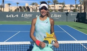 Milli tenisçi Çağla Büyükakçay Tunus'ta şampiyon oldu