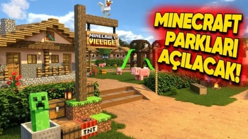 Minecraft Tema Parkları Kurulacak