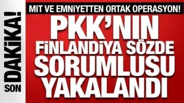 MİT ve Emniyet'ten ortak operasyon! PKK'nın Finlandiya sözde sorumlusu yakalandı