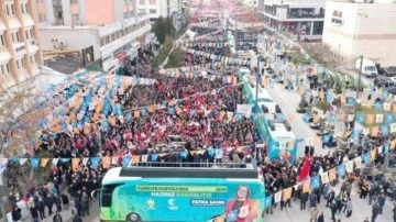 Miting gibi seçim irtibat ofisi açılışı! Binler akın etti