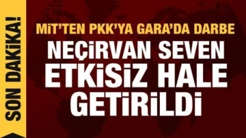 MİT'ten PKK'ya Gara'da darbe: Neçirvan Seven etkisiz hale getirildi