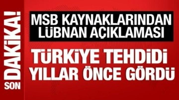 MSB'den Lübnan açıklaması: TSK sadece milli yazılımlar kullanmakta!