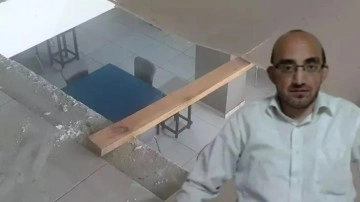 Namaz kılmak için çıktığı kıraathanenin asma katı çöktü