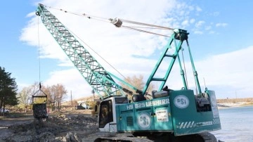 Nevşehir'de Damsa Baraj Gölü'nde temizleme ve ıslah çalışmaları başladı