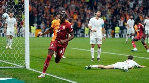 Osimhen alev aldı! Galatasaray'dan gövde gösterisi