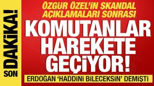 Özel'in tepki çeken sözleri sonrası Kuvvet Komutanları harekete geçiyor!