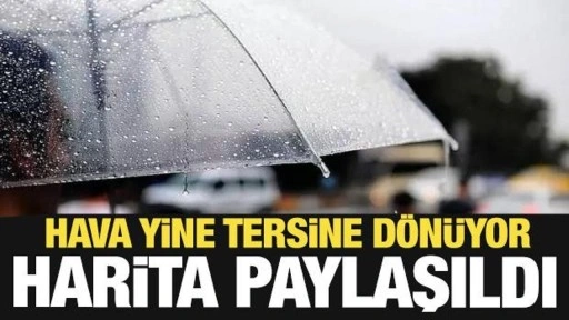 Pazartesi hava tersine dönüyor! Meteoroloji'den uyarı