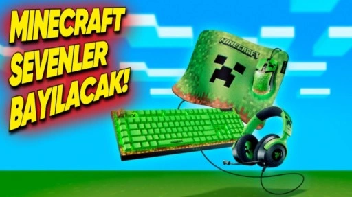 Razer'dan Minecraft Temalı Bilgisayar Aksesuarları