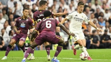 Real Madrid rakibini kolay geçti! Arda Güler ilk 11'de başladı