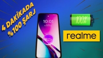 realme 320W SuperSonic Charge Tanıttı: 4 Dakikada %100 Şarj