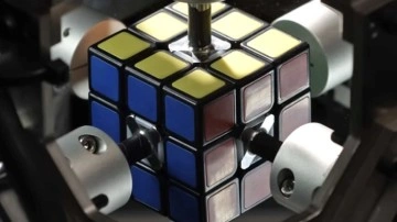 Rubik Küpünü 0,305 Saniyede Çözen Robot Rekor Kırdı [Video]