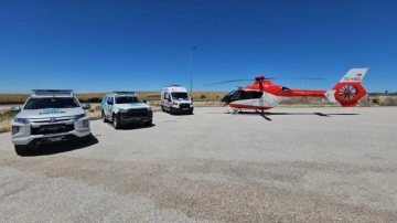 Sağlık Bakanlığı'ndan geçiş güzergahında ambulans helikopterli önlem