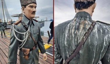 Samsun'da Atatürk heykelinin bakımsızlığı tepki çekti