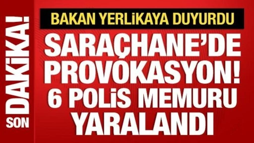 Saraçhane'deki gösterilerde 6 polis yaralandı