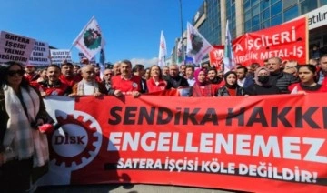 Satera işçileri Cengiz'in kapısına dayandı: 'Sendika hakkımız engellenemez'