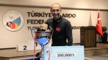 Semih Saygıner 3 Bant Bilardo'da Türkiye Şampiyonu