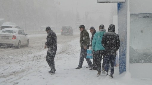 Sinop'ta yoğun kar yağışı etkili oldu. Kentte 109 yerleşim yerine ulaşım sağlanamıyor