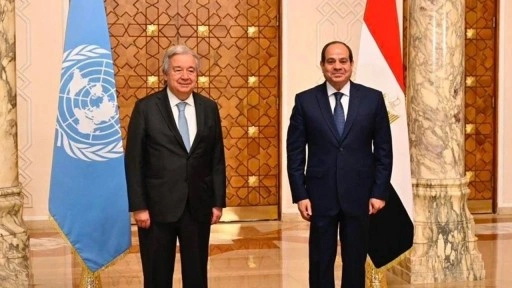 Sisi ve Guterres’ten Gazze için 'İki devletli çözüm' vurgusu