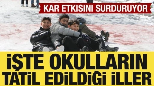 Son Dakika: 25 Şubat Salı günü hangi illerde okul tatil? Valilikler açıkladı