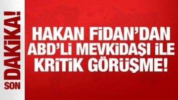 Son Dakika... Bakan Fidan ile Antony Blinken ile görüştü