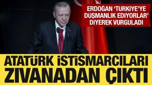 Son Dakika: Cumhurbaşkanı Erdoğan: Atatürk istismarcıları zıvanadan çıktı!