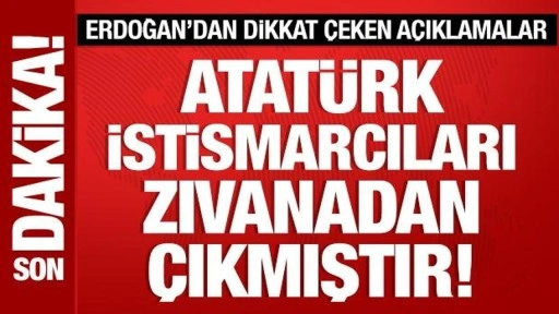 Son Dakika: Cumhurbaşkanı Erdoğan “Atatürk’ü Anma Töreni”nde konuşuyor