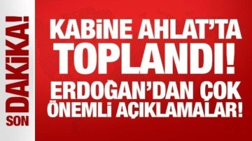 Son Dakika: Cumhurbaşkanı Erdoğan'dan Kabine Toplantısı sonrası önemli açıklamalar!