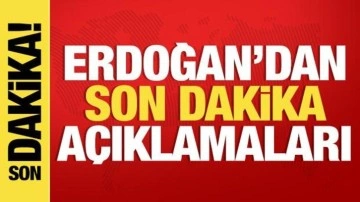 Son dakika: Cumhurbaşkanı Erdoğan konuşuyor