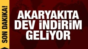 Son dakika haberi: Akaryakıta dev indirim geliyor