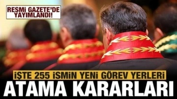 Son dakika: Hakim ve Savcı atamaları Resmi Gazete'de yayımlandı! İşte isim isim o liste