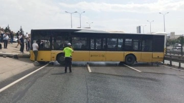 Son dakika: İETT otobüsü kaza yaptı!